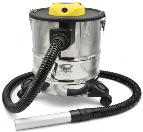 Vysávač popola 1600 W, 20L s 3 kolieskami, GEKO