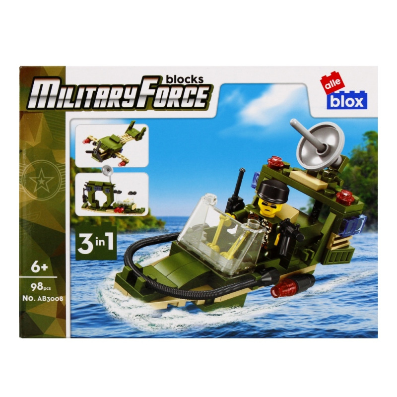Stavebnica Armáda s postavičkou - 8 druhov 3