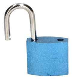 Zámok visiaci liatinový, farebný AB-30 mm, XL-TOOLS 1