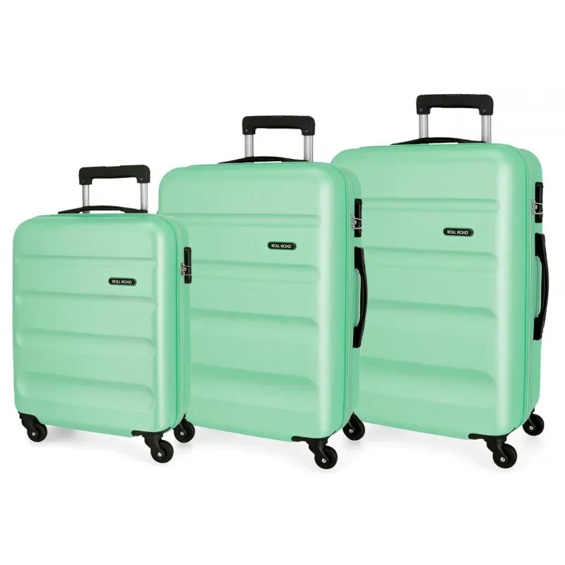 ROLL ROAD Flex Turquesa, Sada ABS cestovných kufrov, 55-65-75cm, 584946B