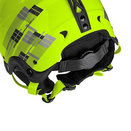Gemini detská lyžiarska prilba žltá fluo 2