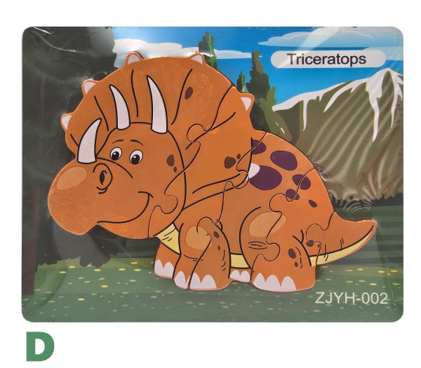 Drevené puzzle Dinosaurus 4