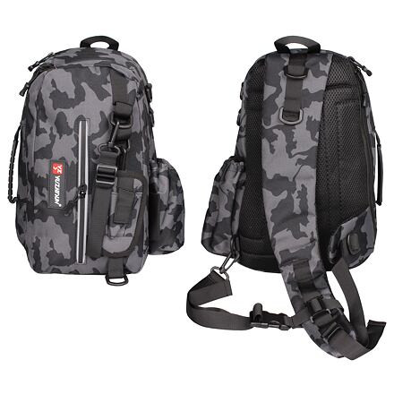 Merco Fisherman rybársky batoh čierna camouflage 8 l 2