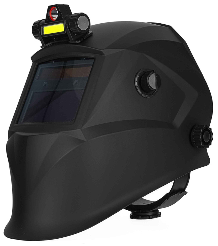 Kukla zváračska samostmievacia so svetlom, zorník 92 x 42 mm, GEKO 4