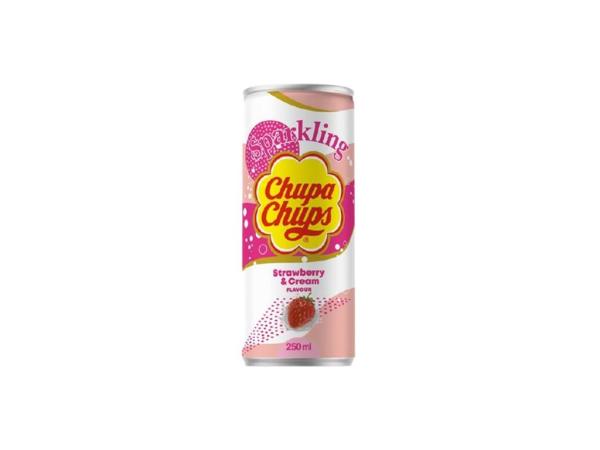Chupa Chups Strawberry & Cream 250ml KOR