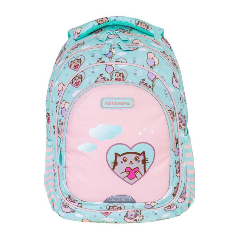 Školský batoh pre prvý stupeň AstraBAG KITTY´S WORLD, AB330, 502024001