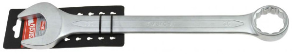 Kľúč očkoplochý chróm-vanadium, satinovaný 34 x 34 mm, TVARDY 1