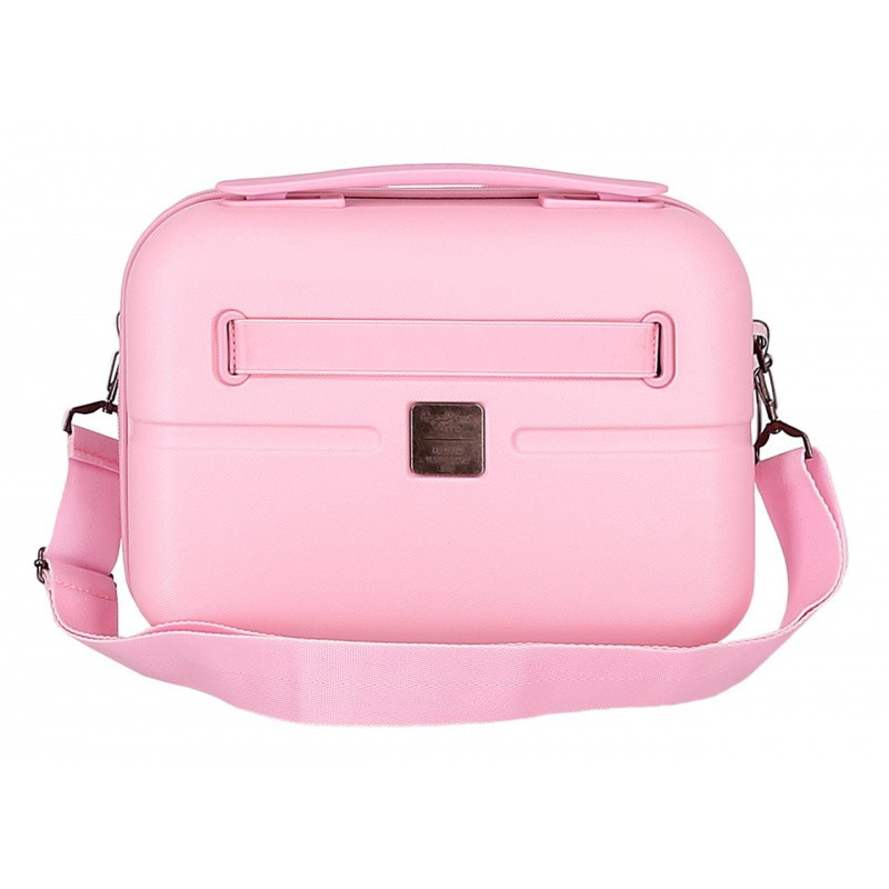 PEPE JEANS Highlight Light Pink, Cestovný kozmetický kufrík, 21x29x15cm, 768392C 2