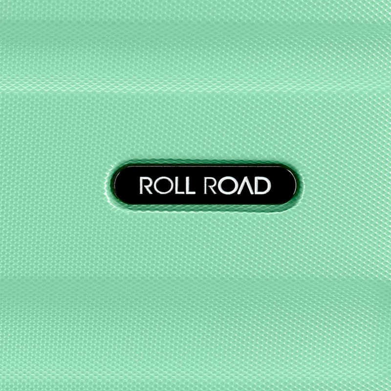 ROLL ROAD Flex Turquesa, ABS Cestovný kufor, 55x38x20cm, 35L, 584916B (small) 6