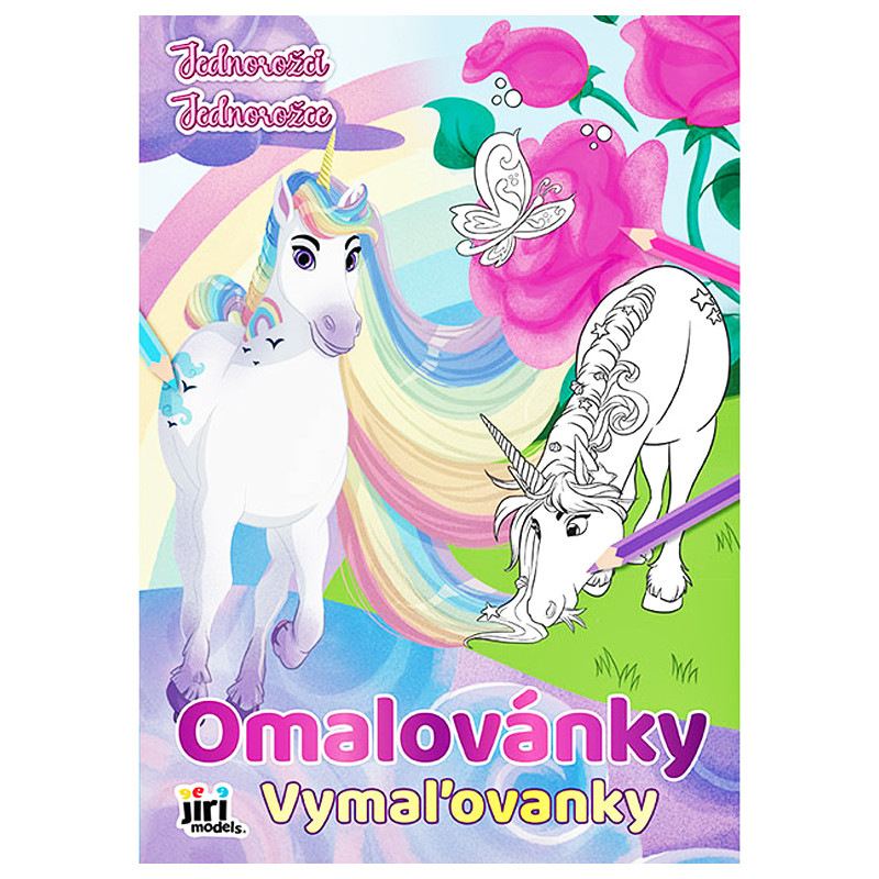 Omalovánky A4 Jednorožce