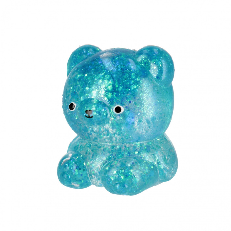 Stláčací trblietavý medvedík 4