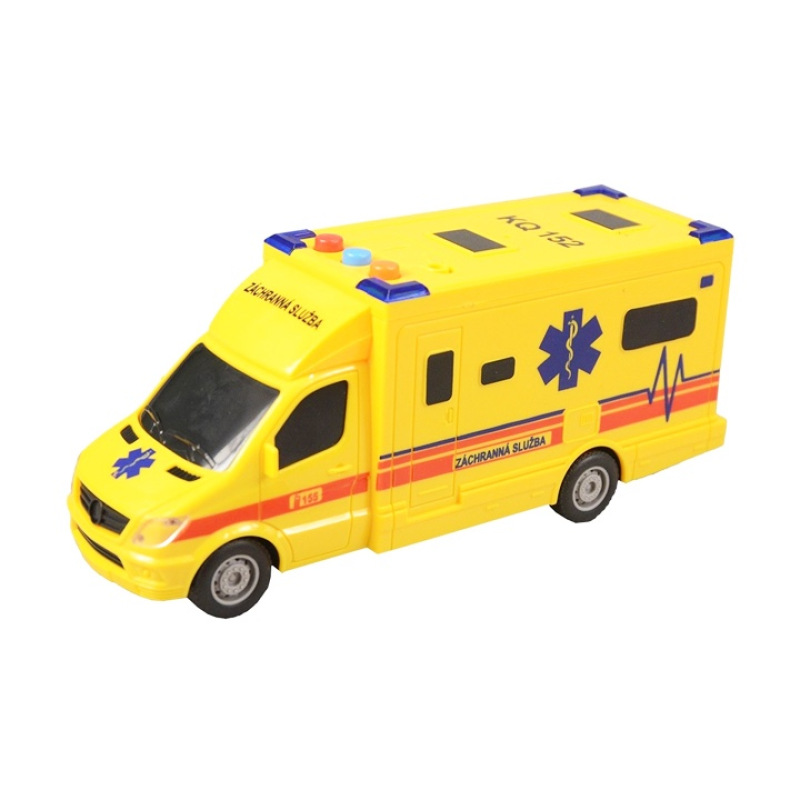 Sanitka na zotrvačník - svetlo, zvuk 1