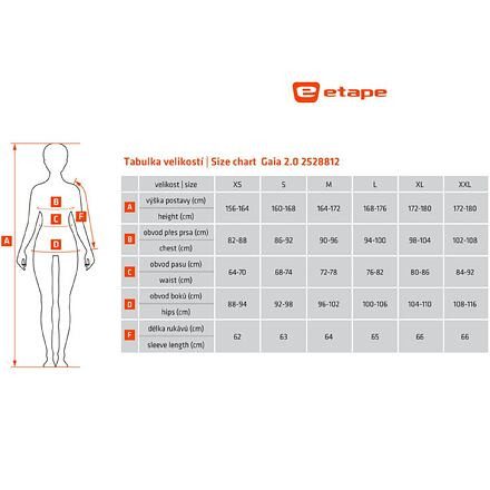 Etape Gaia 2.0 cyklistický dres mint-čierna veľ. XL 1