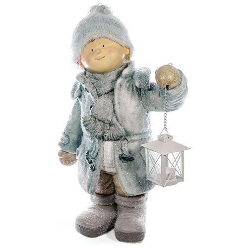 Postavicka Xecco 182029, Chlapček s lampášikom, magnesia