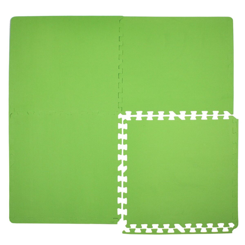 Colored Puzzle fitness podložka zelená 1
