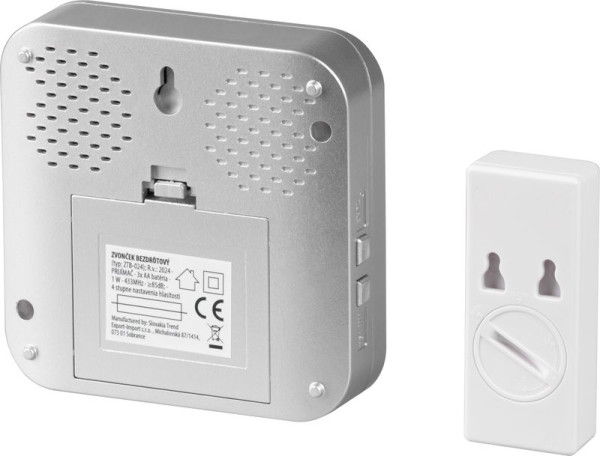 Zvonček MagicHome Intelligent4, bezdrôtový, domový, počet melódií 30, LED, IP44 1