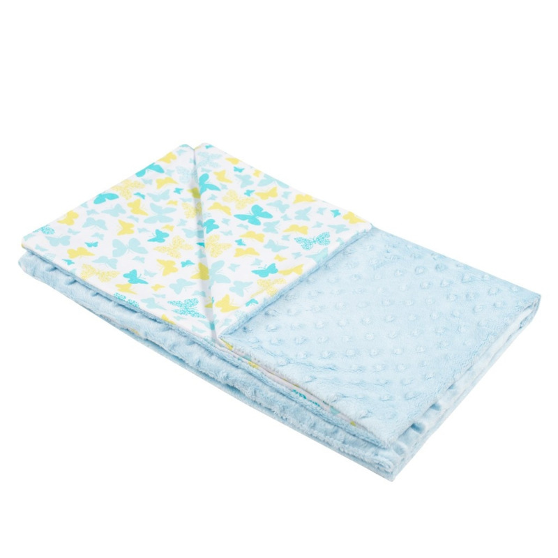 Detská deka z Minky New Baby modrá 80x102 cm 1