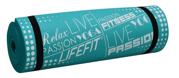 YOGA MAT EXKL+,180x58x1,5,tyrkys