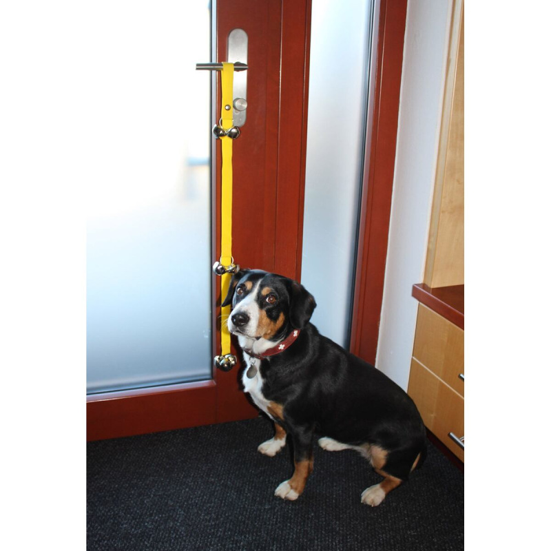 Dogbell zvonček pre psov žltá 1