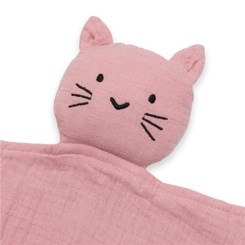 Mušelínový usínáčik New Baby Cat pink 1