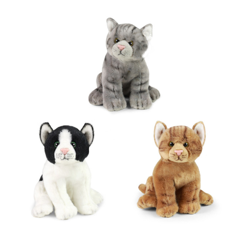 Plyšová sediaca mačka