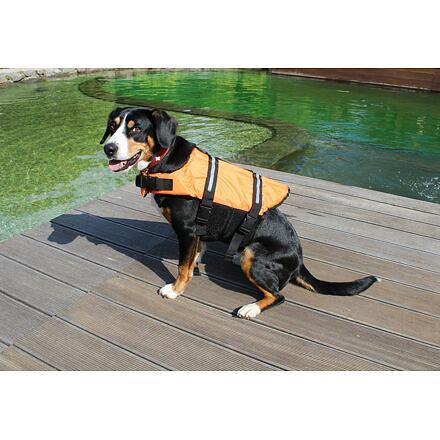Merco Dog Swimmer plávacia vesta pre psa oranžová, veľ. S 1