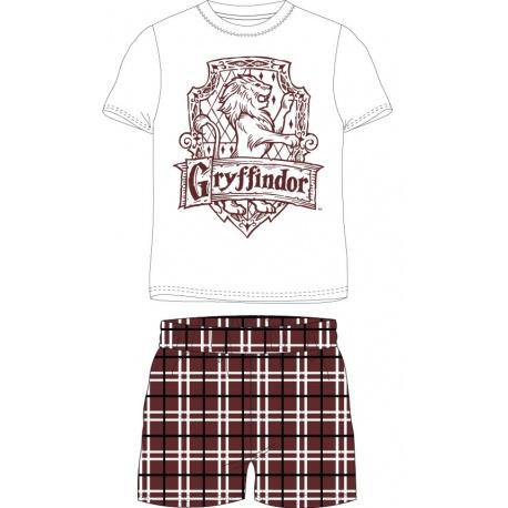 EplusM Pánske bavlnené pyžamo HARRY POTTER White - M (medium)