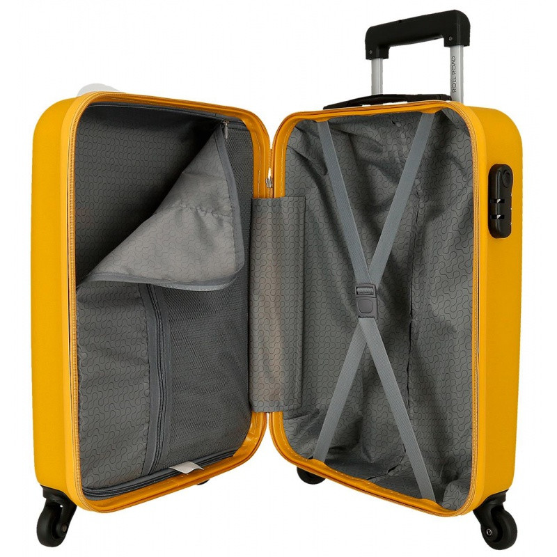 ROLL ROAD Flex Ochre, Sada ABS cestovných kufrov, 55-65cm, 584956D 9
