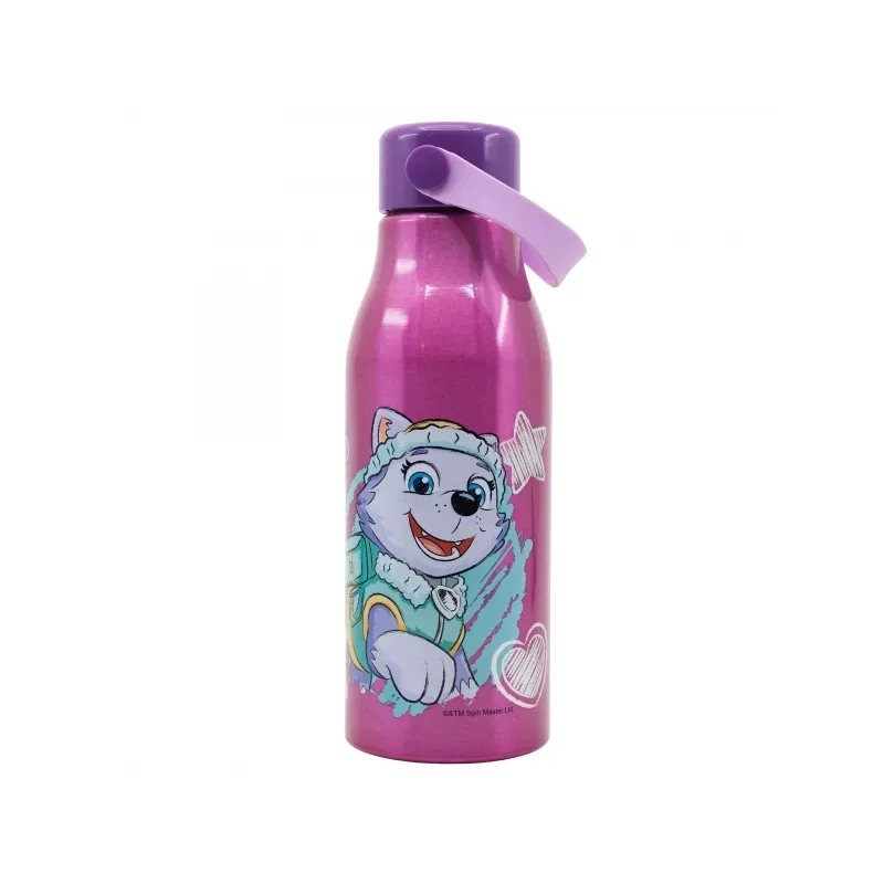 STOR Hliníková fľaša s rúčkou PAW PATROL Pink, 760ml, 74461