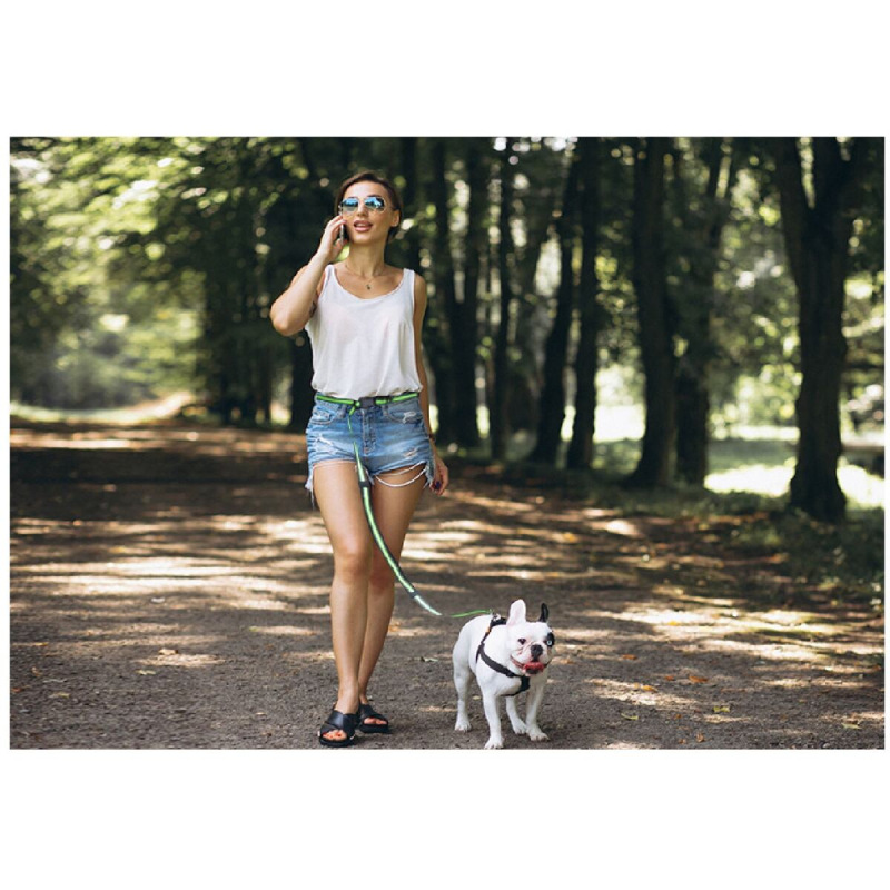 Runner Buddy 4.0 vodítko na behanie zelená 1