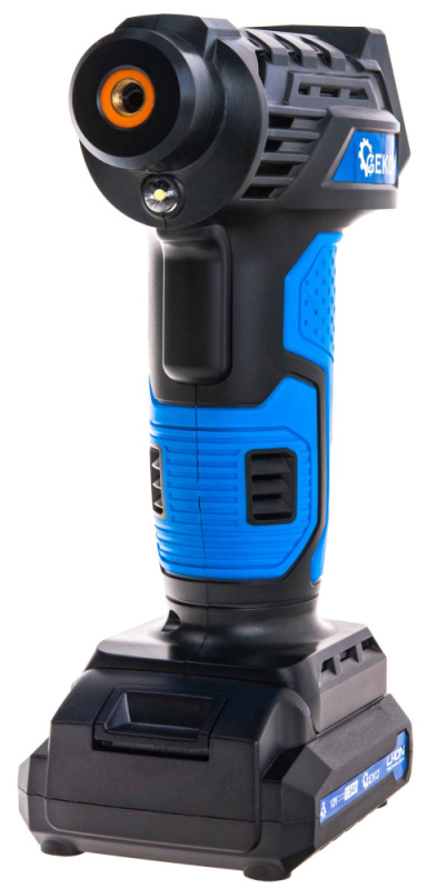 Akumulátorový kompresor 0,2-10,3 Bar, 12V, 1,5Ah batéria, 23l/min, LCD display, GEKO 17