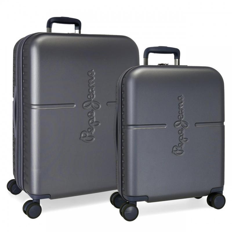 PEPE JEANS Highlight Marino, Sada luxusných ABS cestovných kufrov 70cm/55cm, 7689522