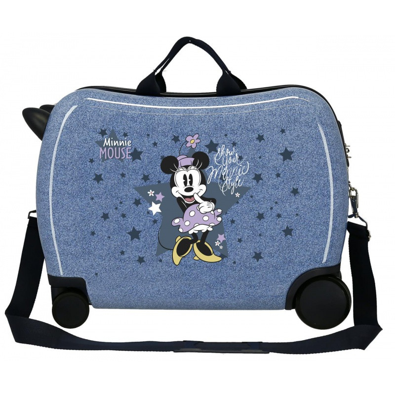 Detský cestovný kufor na kolieskach / odrážadlo MINNIE MOUSE Style, 34L, 4989821 2