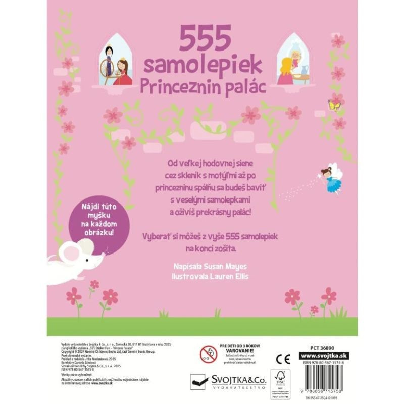 555 samolepiek - Princeznin palác 5