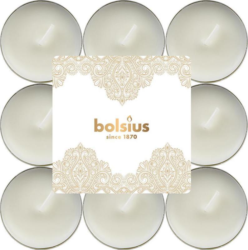 Sviečky Bolsius Scented Golden Lace/vanilla, čajové, vonná, Vianoce, bal. 18 ks