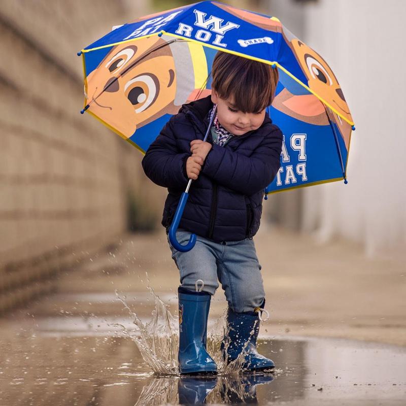 CERDÁ Detský dáždnik PAW PATROL Chase Transparent, 2400000600