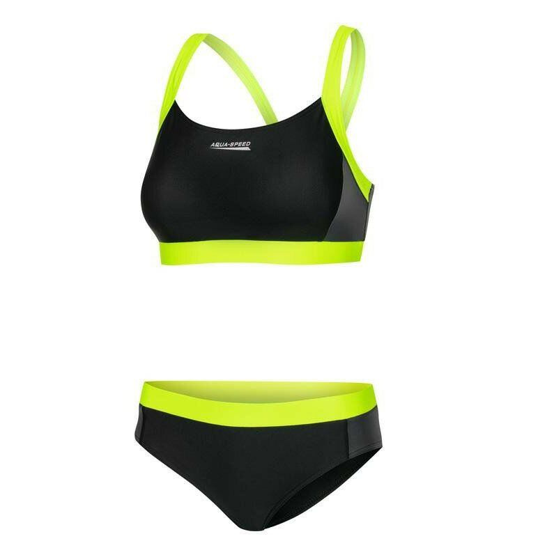 Naomi dámske plavky žltá reflexná