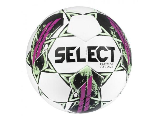 Select FB Futsal Attack futsalová lopta biela-ružová, veľ.4