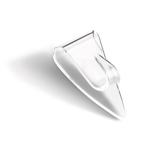 Háčik tesa® Powerstrips®, transparentný, samolepiaci vešiak do kúpelne,