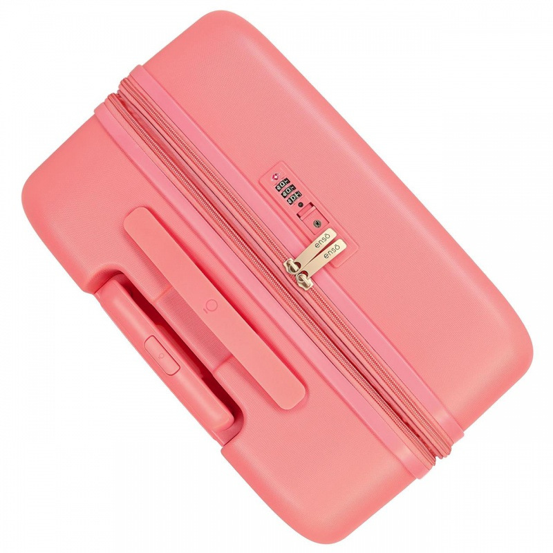 ABS cestovný kufor MINNIE MOUSE Happines Coral, 70x48x28cm, 79L, 3669222 (medium exp.) 6