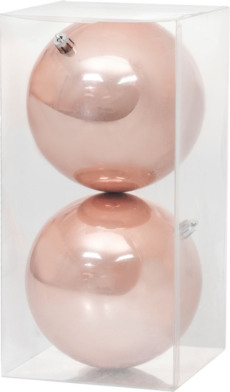 Gule MagicHome Vianoce, 2 ks, ružové, na vianočný stromček, 12 cm