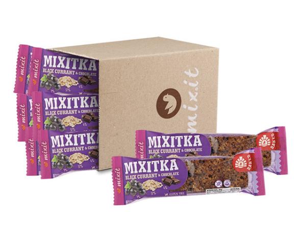Mixit Mixitky BEZ LEPKU - Čierne ríbezle + Čokoláda (1 ks) 60 g