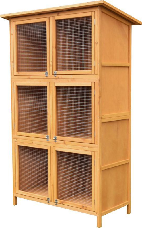 Králikáreň Strend Pro, so strechou, 116x60x180 cm