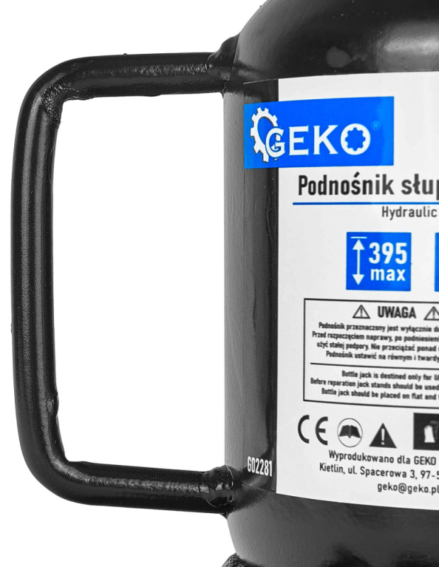Zdvihák hydraulický dvojstupňový, nosnosť 6.000kg, zdvih 165-395 mm, GEKO 4