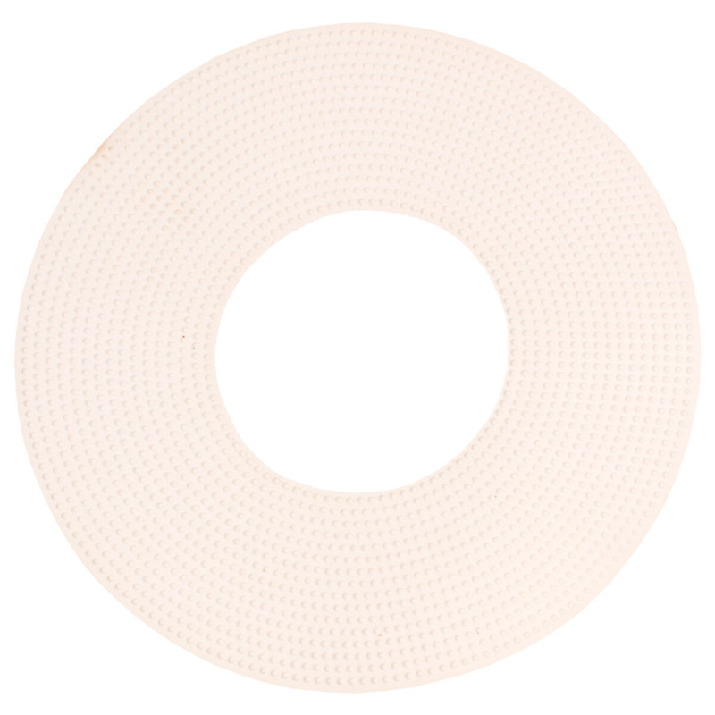 Flat Ring značka na podlahu biela