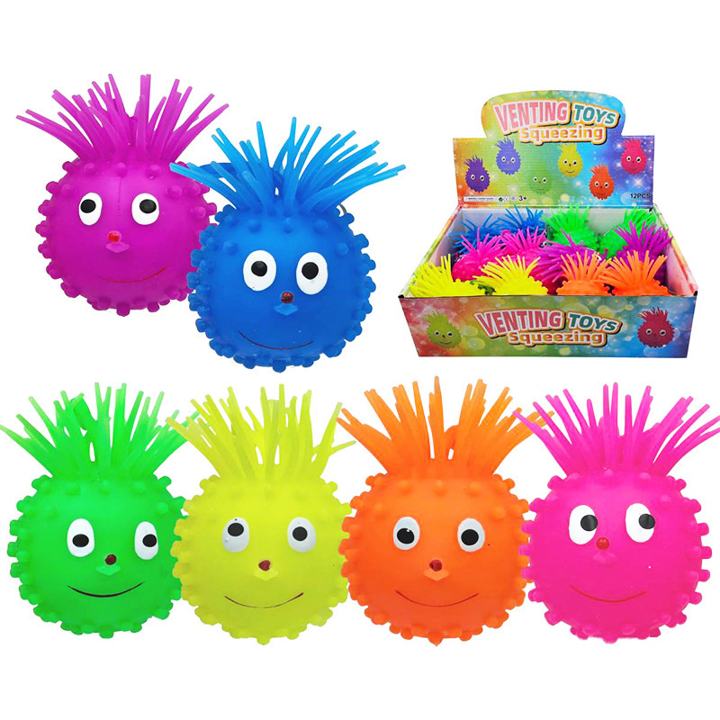 Stláčacia strapatá hlava so svetlom