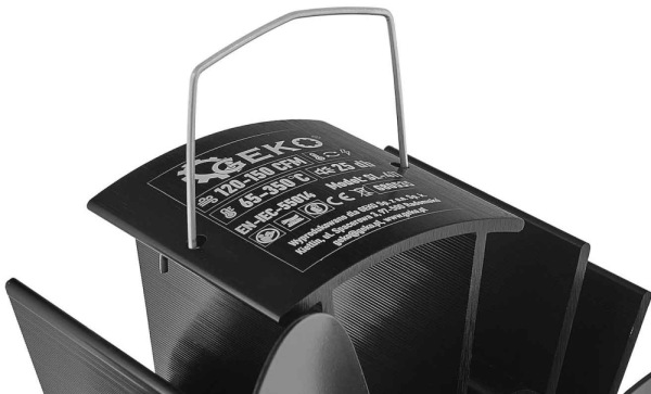 Ventilátor ku krbu bez magnetu, GEKO 5