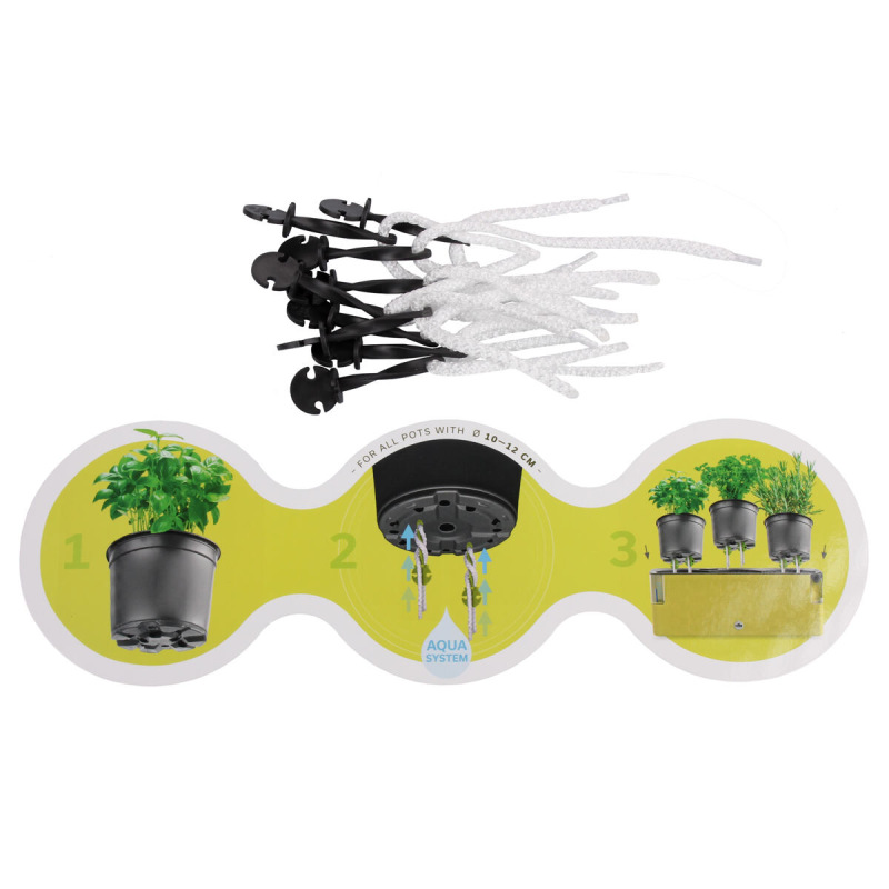 Cobble Trio samozavlažovací kvetináč antracitová 4