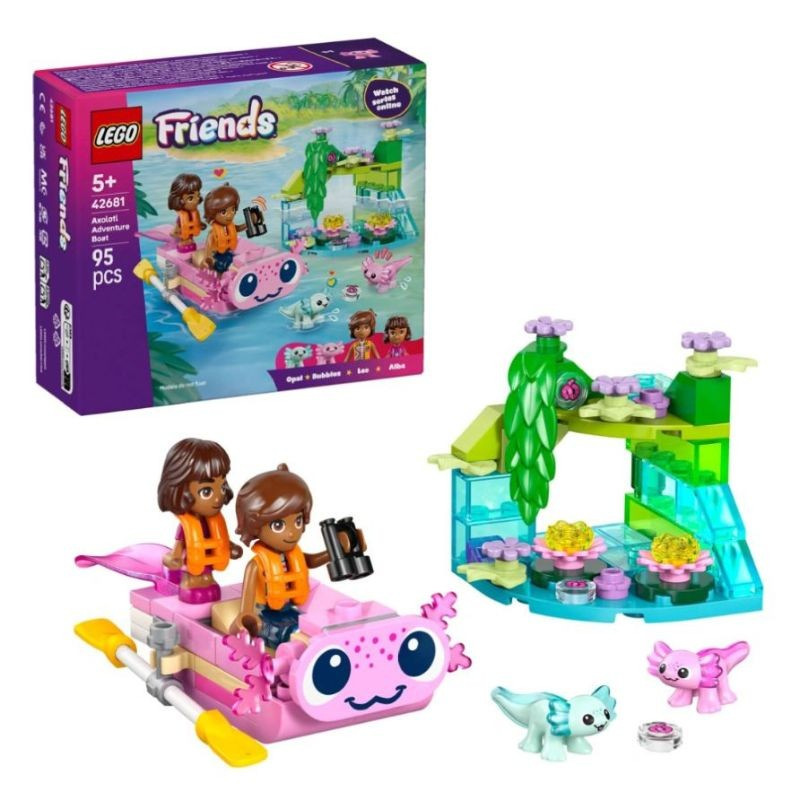 LEGO Friends Dobrodružný čln s axolotlami