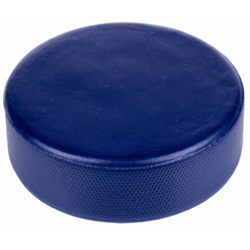 Foam Puck mäkký hokejový puk modrá